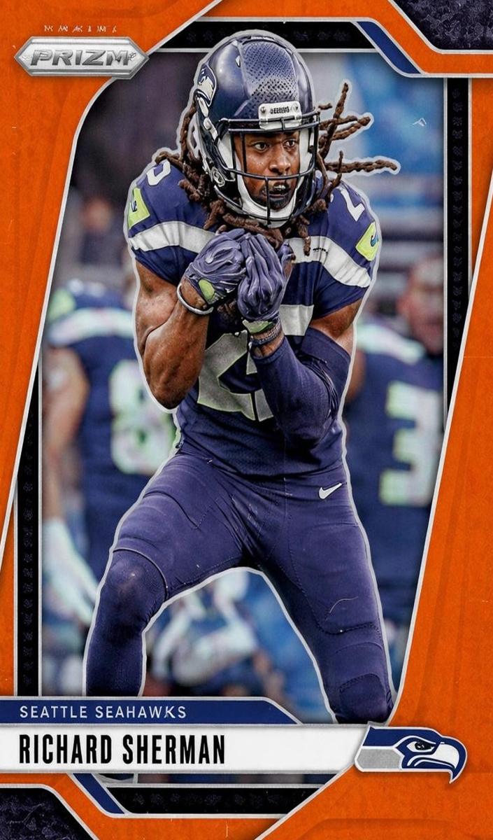 2024 Panini Prizm Football Orange Richard Sherman #265