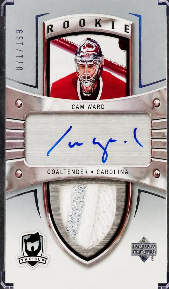 2005 Upper Deck The Cup Hockey Cam Ward #104 BGS 9