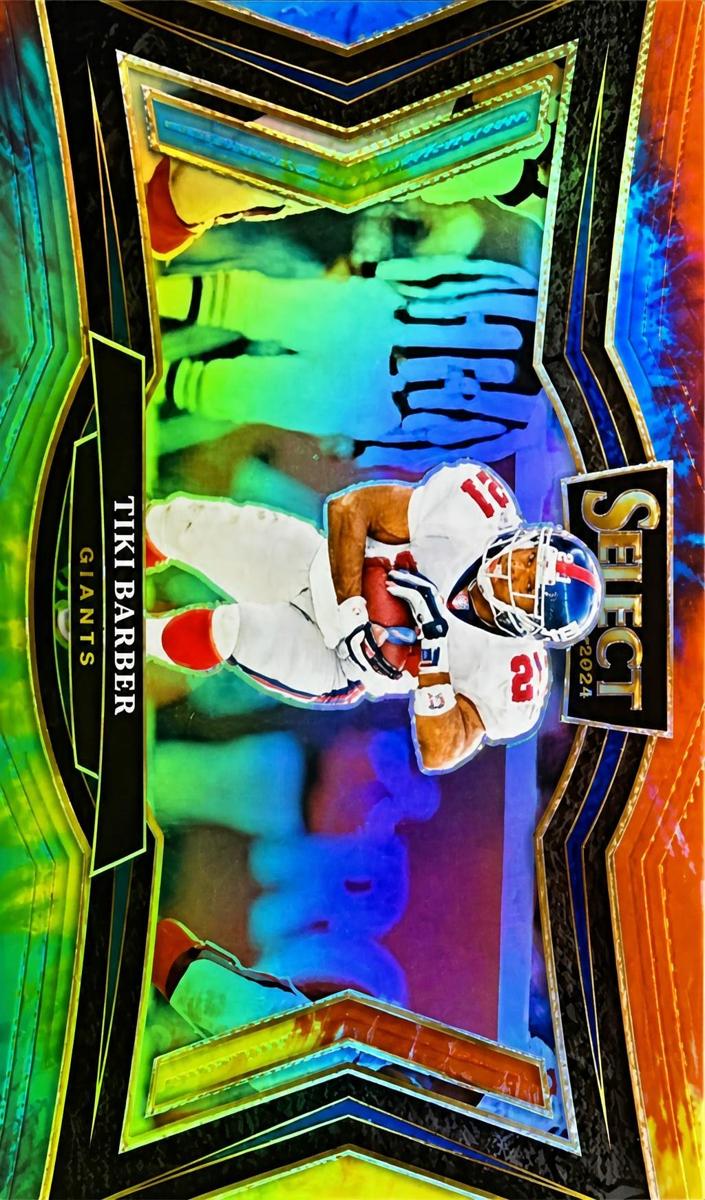 2024 Panini Select Football Tie-Dye Tiki Barber #451 PSA 10