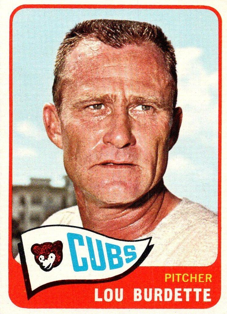 1965 Topps Baseball Lew Burdette #64