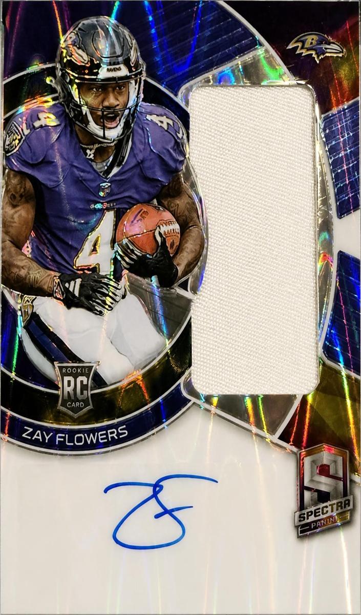 2023 Panini Spectra Football Supernova Zay Flowers #RAD-ZFL