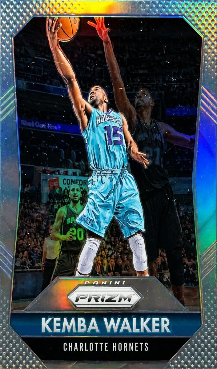 2015 Panini Prizm Basketball Silver Kemba Walker #238 PSA 9