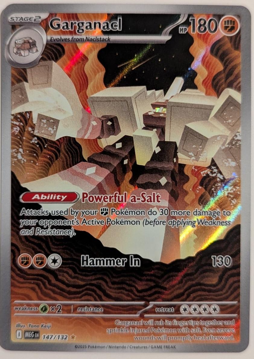 2025 Pokemon Mega Evolution Garganacl #147