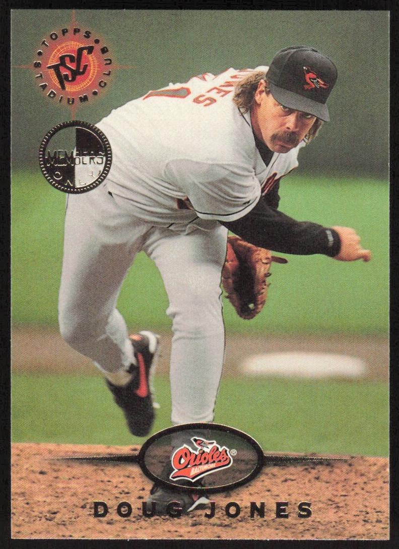 1995 Topps Stadium Club Baseball Members Only Doug Jones #564
