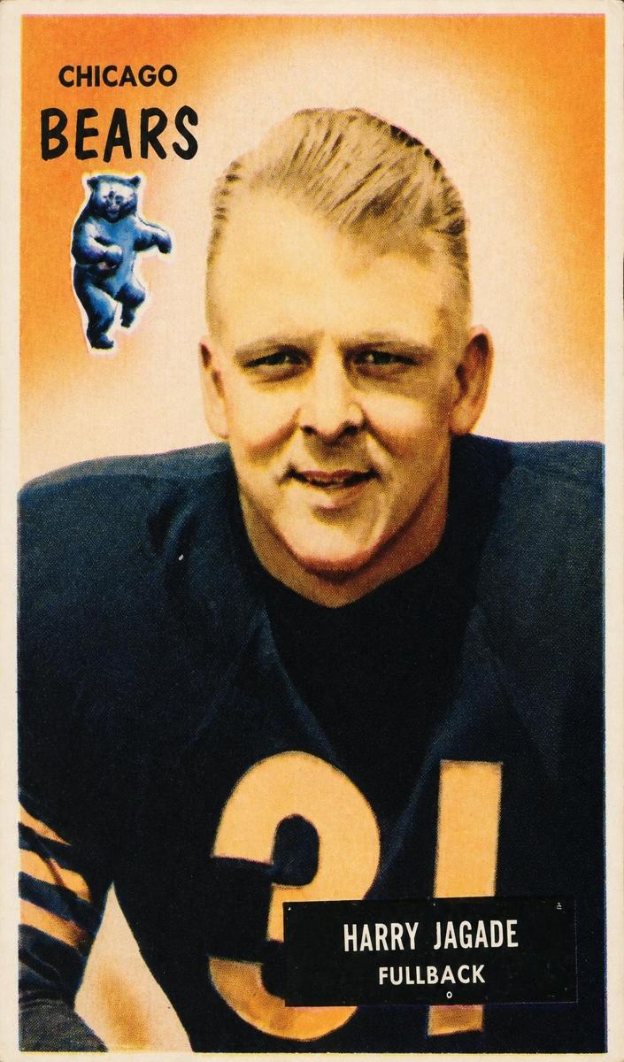 1955 Bowman Football Harry Jagade #96 PSA 6