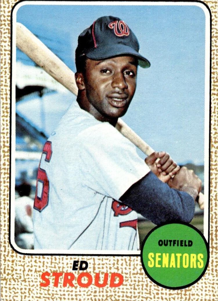 1968 Topps Baseball Ed Stroud #31