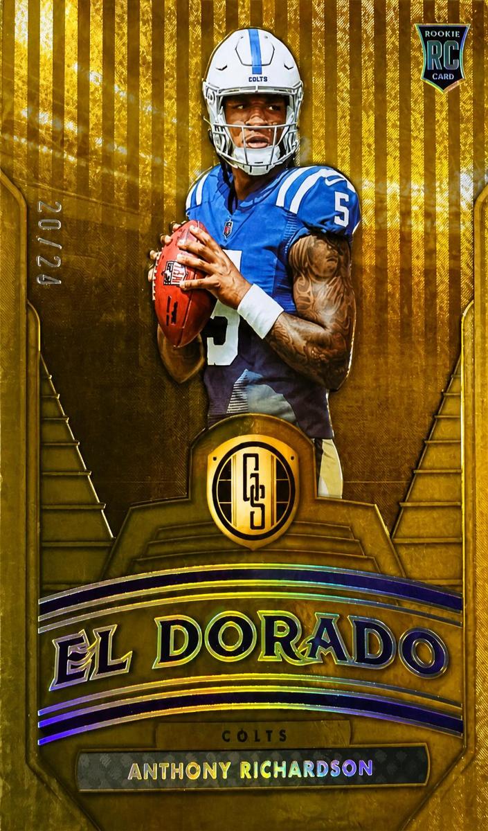 2023 Panini Gold Standard Football Anthony Richardson #12 SGC 8.5