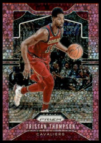 2019 Panini Prizm Basketball Fast Break Pink Tristan Thompson #72