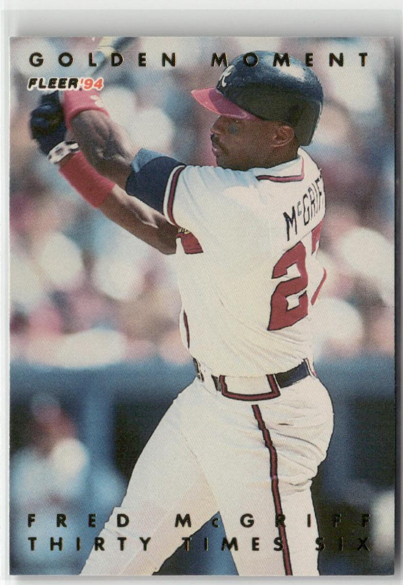 1994 Fleer Baseball Fred McGriff #8