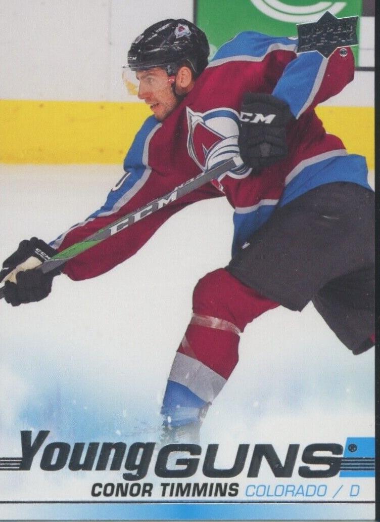 2019 Upper Deck Hockey Conor Timmins #203 PSA 9