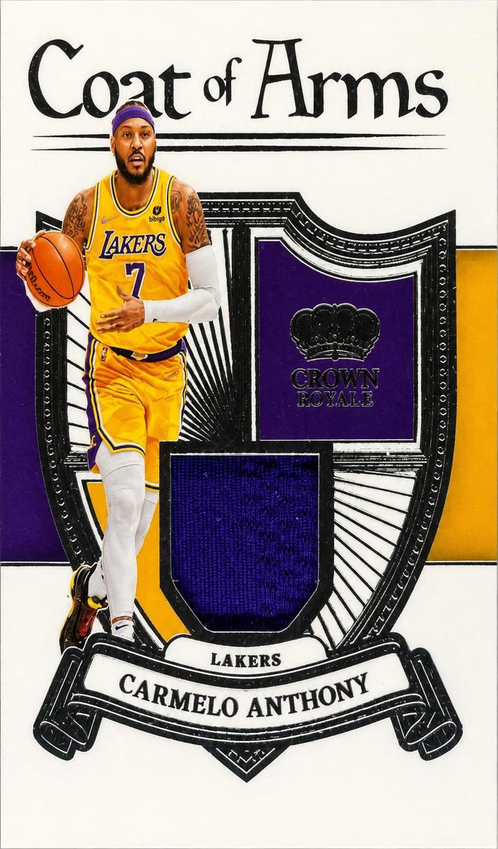 2022 Panini Crown Royale Basketball Carmelo Anthony #COA-CMA