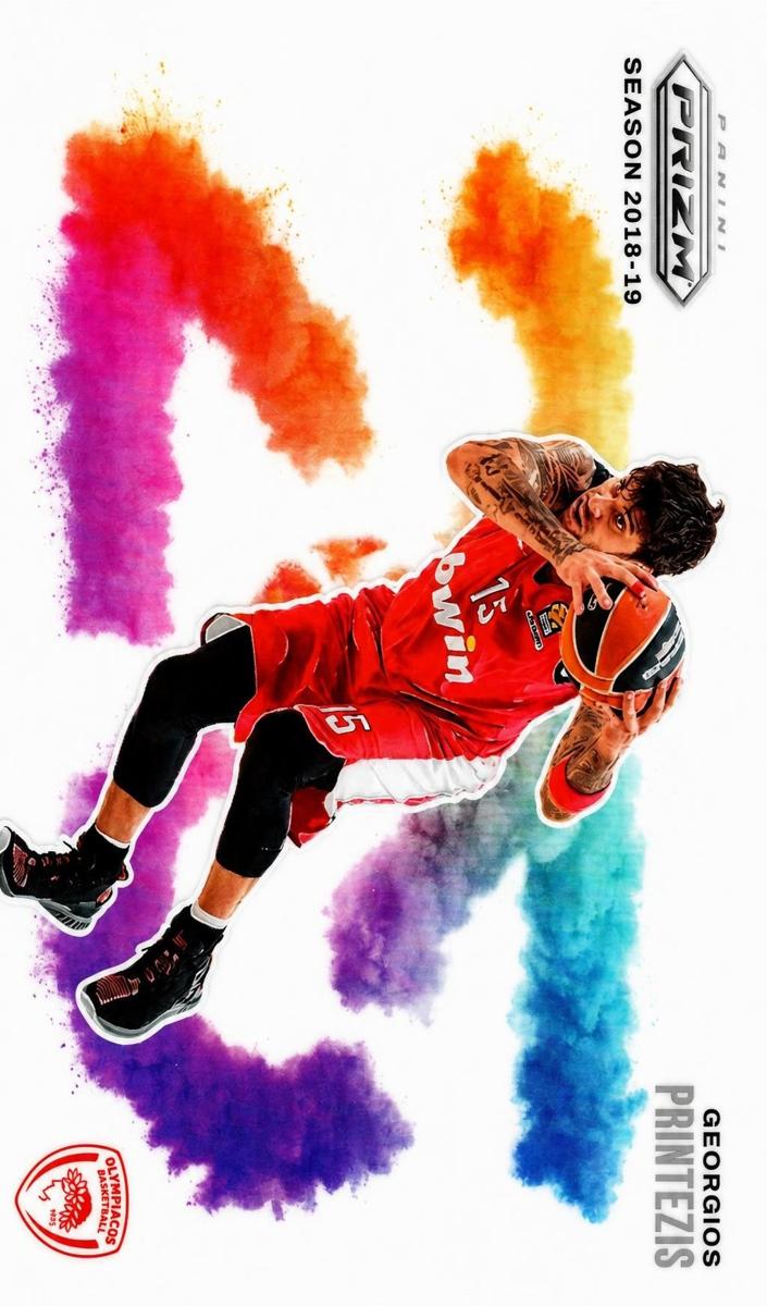 2024 Panini Prizm Turkish Airlines EuroLeague Basketball Georgios Printezis #24
