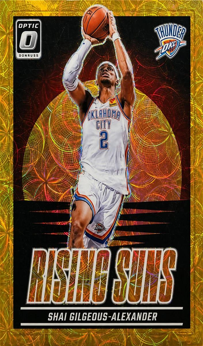 2024 Donruss Optic Basketball Gold Shai Gilgeous-Alexander #10 PSA 9
