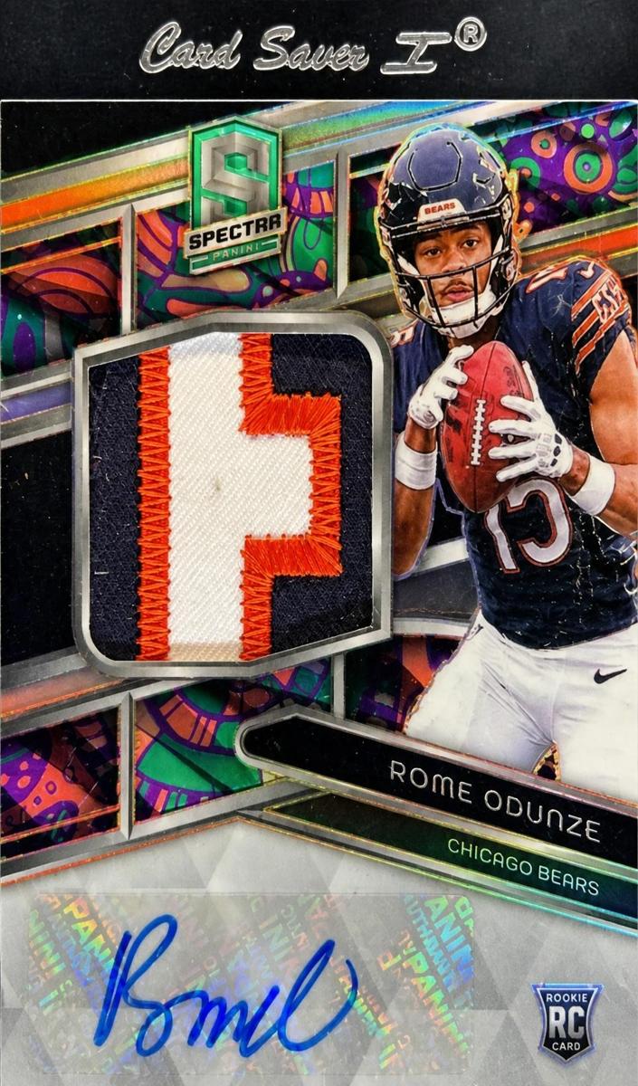 2024 Panini Spectra Football Psychedelic Rome Odunze #204