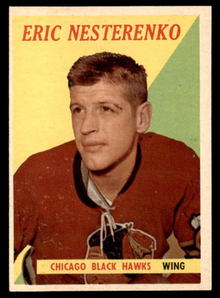 1958 Topps Hockey Eric Nesterenko #53 PSA 6