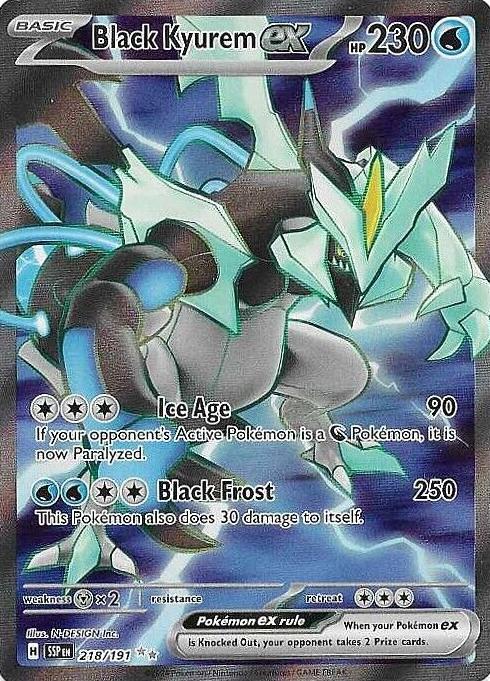 2024 Pokemon Scarlet & Violet Surging Sparks Black Kyurem #218 PSA 10