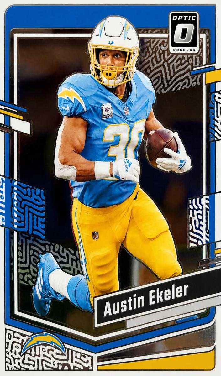 2023 Donruss Optic Football Blue Austin Ekeler #101