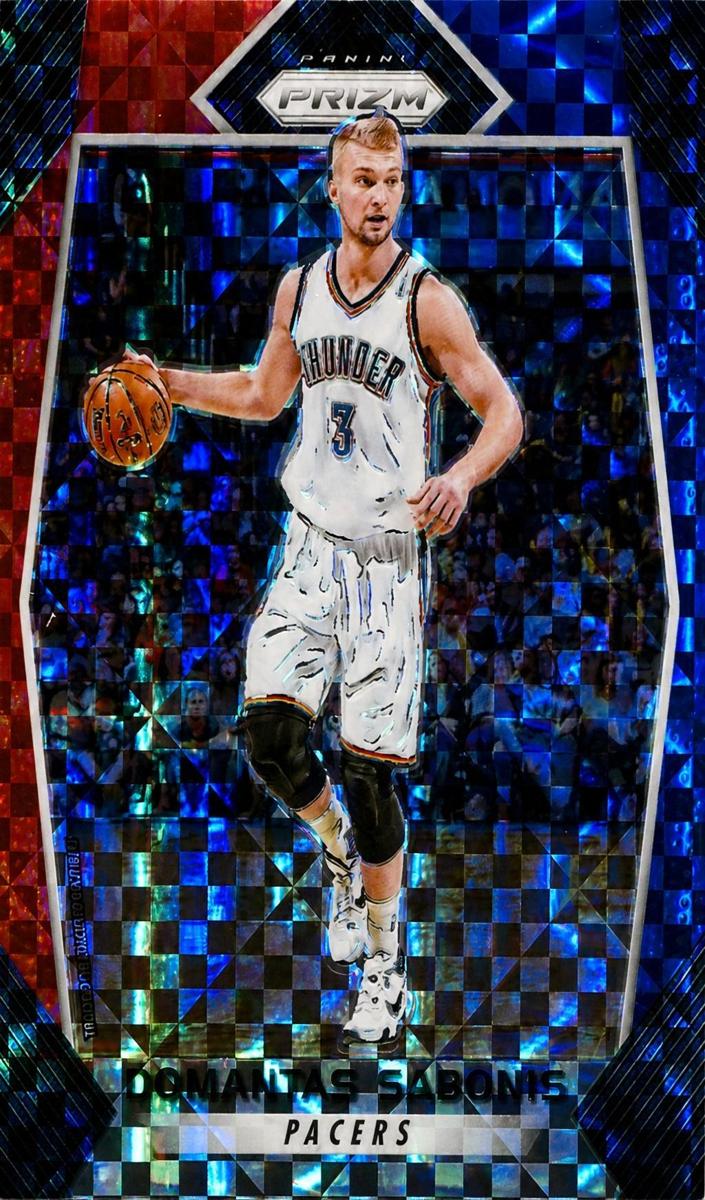 2017 Panini Prizm Football Red White Blue Domantas Sabonis #228