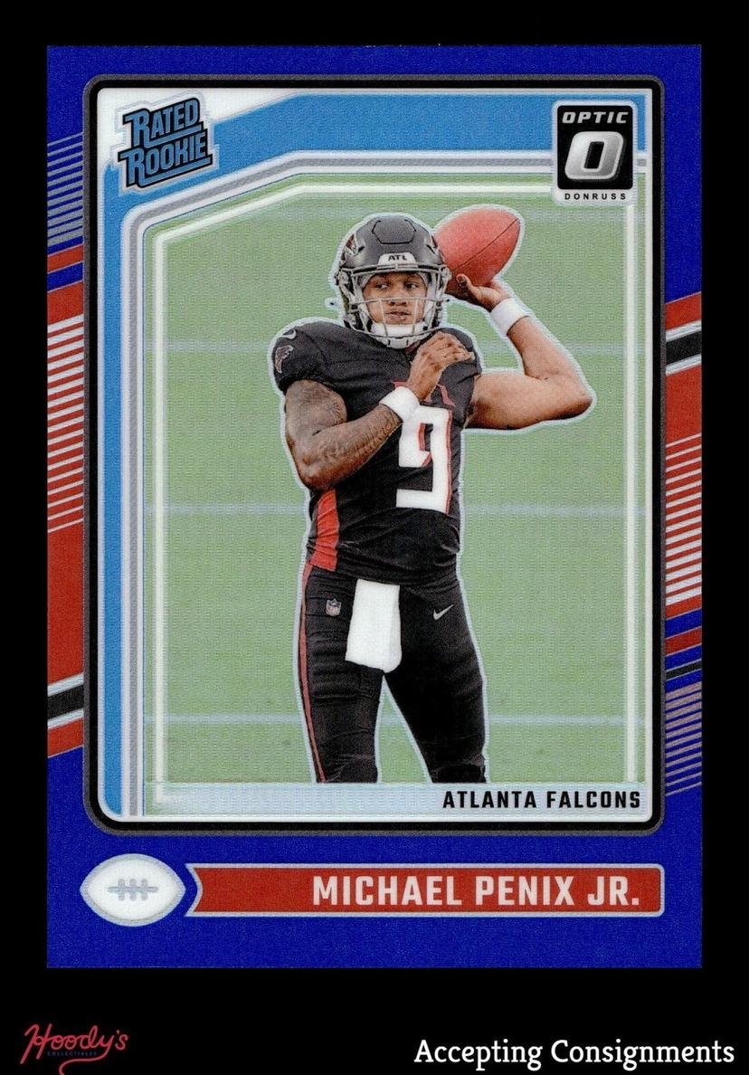 2024 Donruss Optic Football Blue Michael Penix Jr. #279