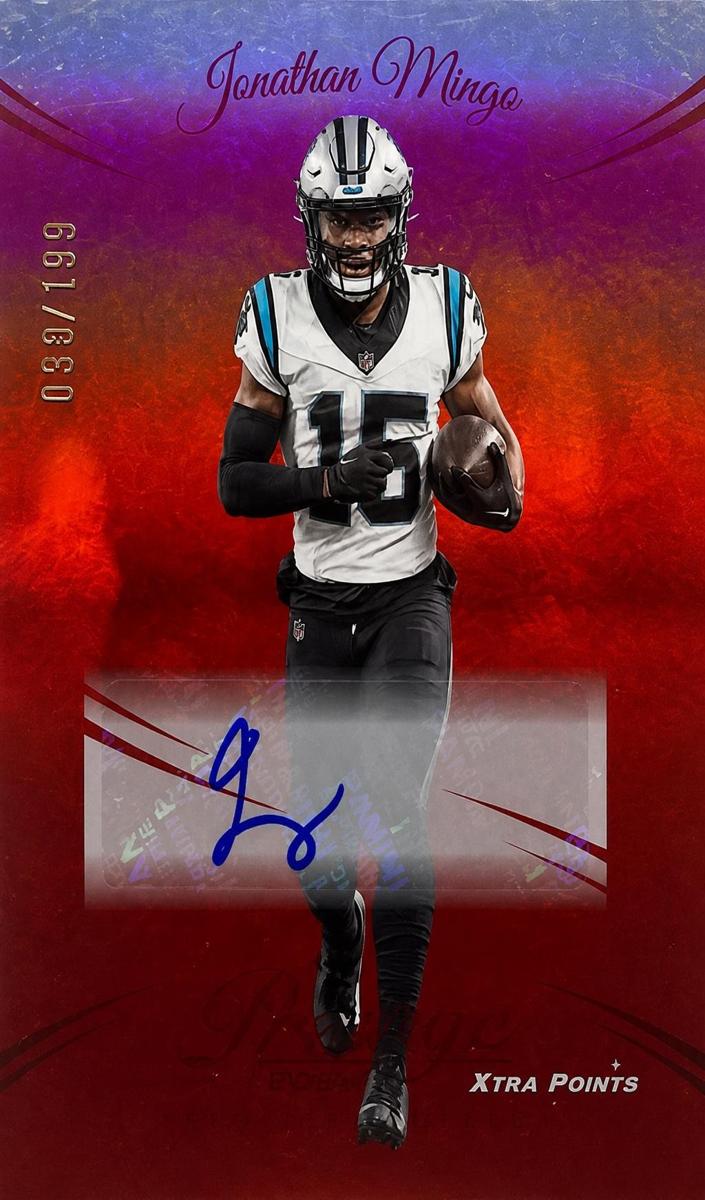 2024 Panini Prestige Football Red Jonathan Mingo #42