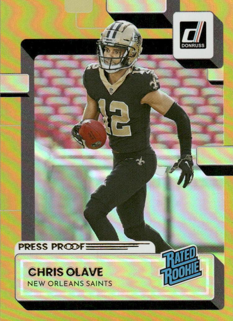 2022 Panini Donruss Football Press Proof Premium Chris Olave #309