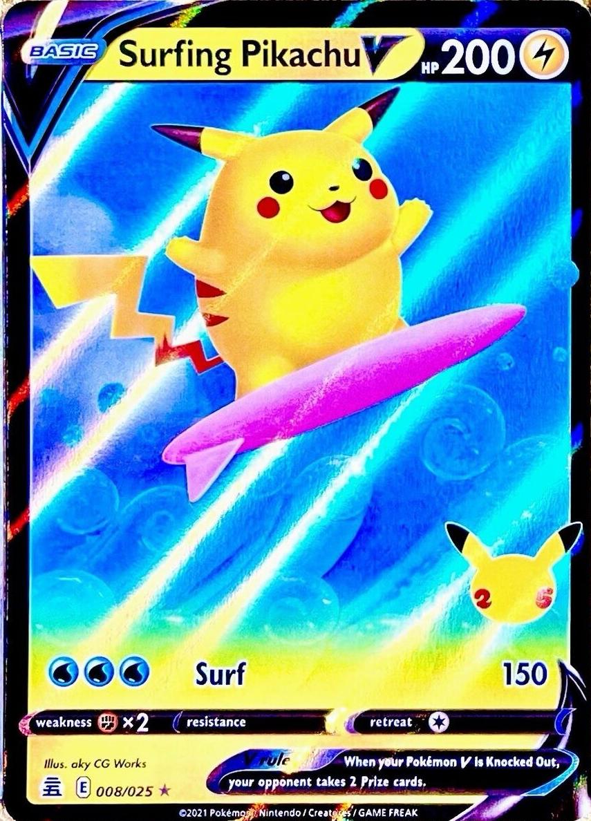 Surfing Pikachu
