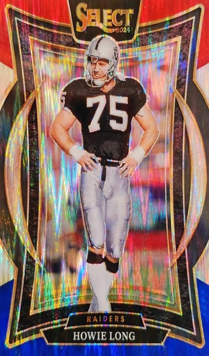 2024 Panini Select Football Red and Blue Shock Howie Long #60