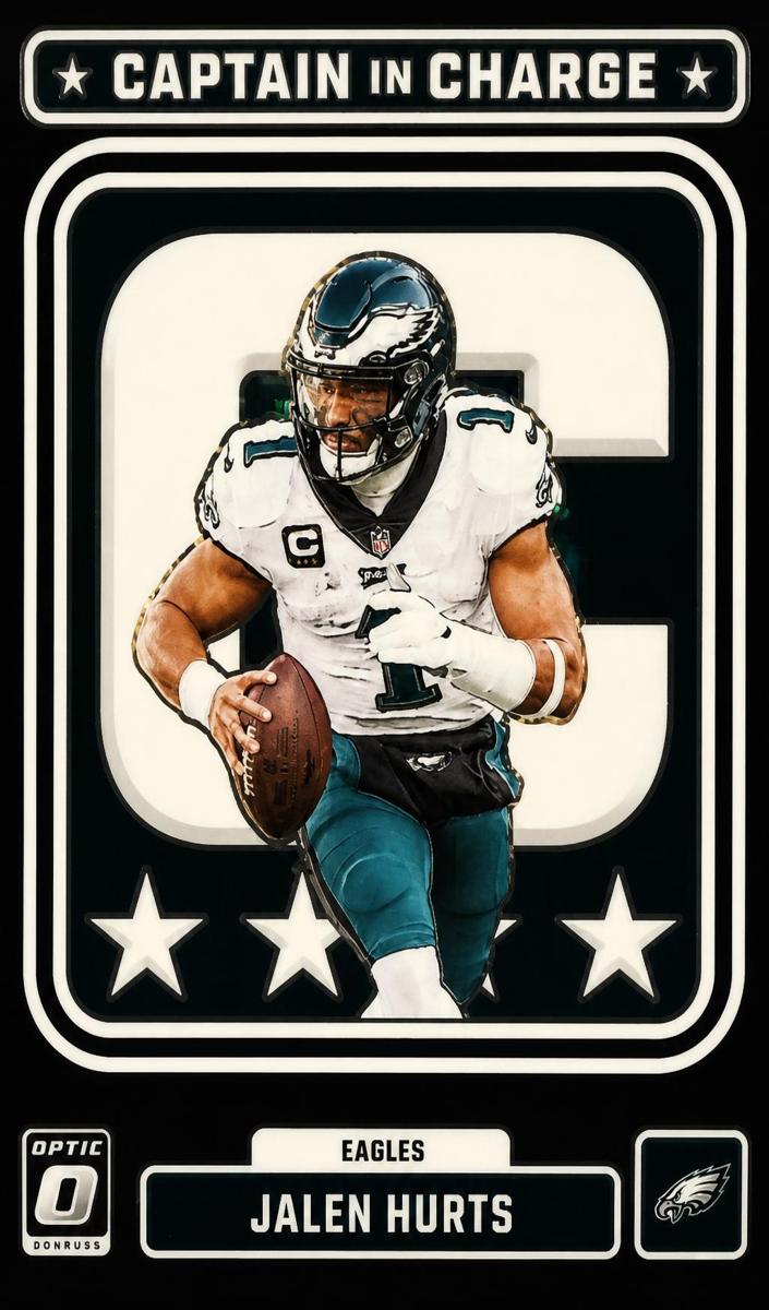 2023 Donruss Optic Football Purple Stars Jalen Hurts #CC-JH PSA 9