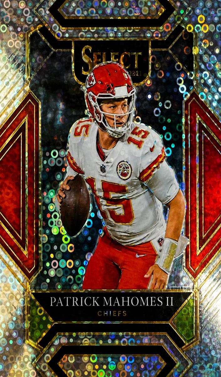 2021 Panini Select Football Disco Prizm Patrick Mahomes II #202
