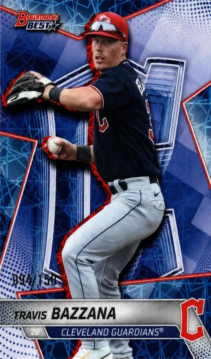 2025 Bowman's Best Baseball Blue Lazer Refractor Travis Bazzana #TP-5