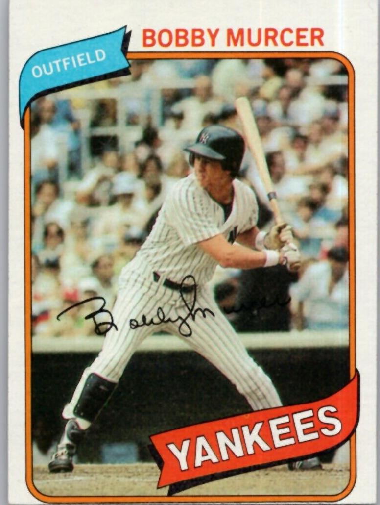 1980 Topps Baseball Bobby Murcer #365 PSA 8