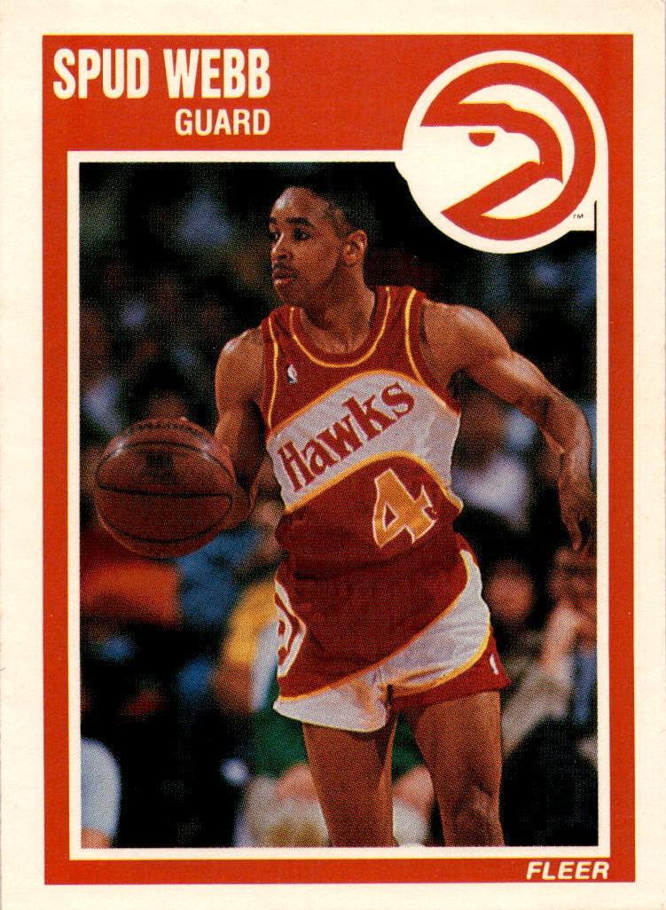 1989 Fleer Basketball Spud Webb #6 PSA 9