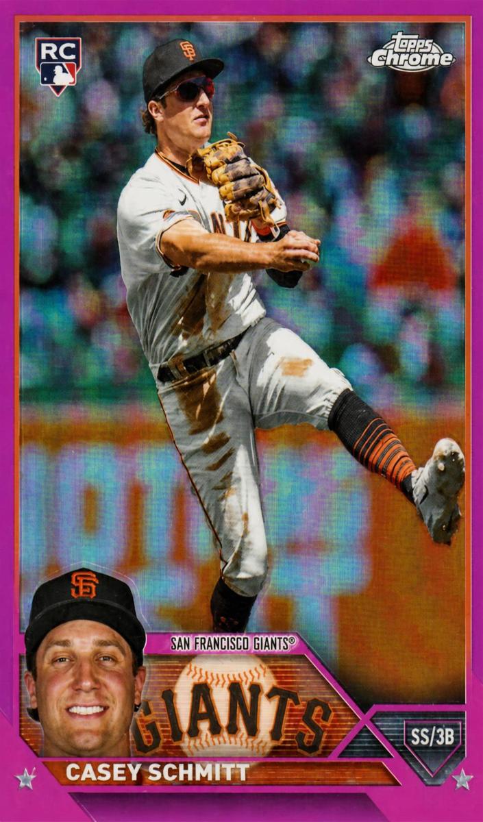2023 Topps Chrome Update Baseball Pink Casey Schmitt #USC169