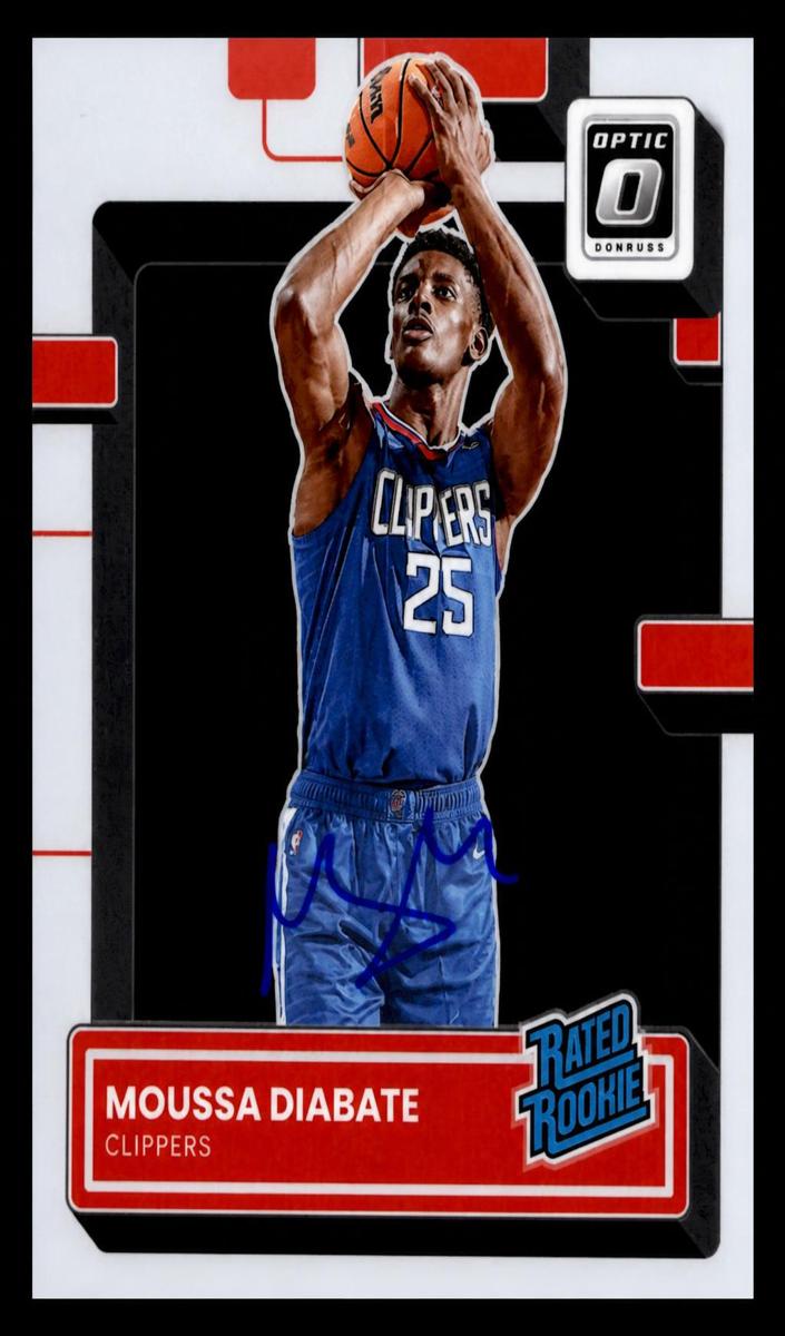 2022 Donruss Optic Basketball Holo Moussa Diabate #247 PSA 9