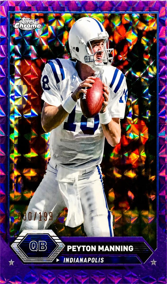 2023 Topps Composite Football Purple Geometric Peyton Manning #11