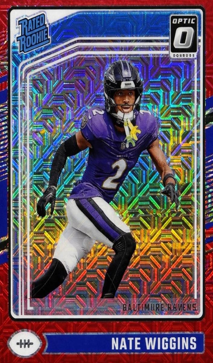 2024 Donruss Optic Football Red Mojo Nate Wiggins #281