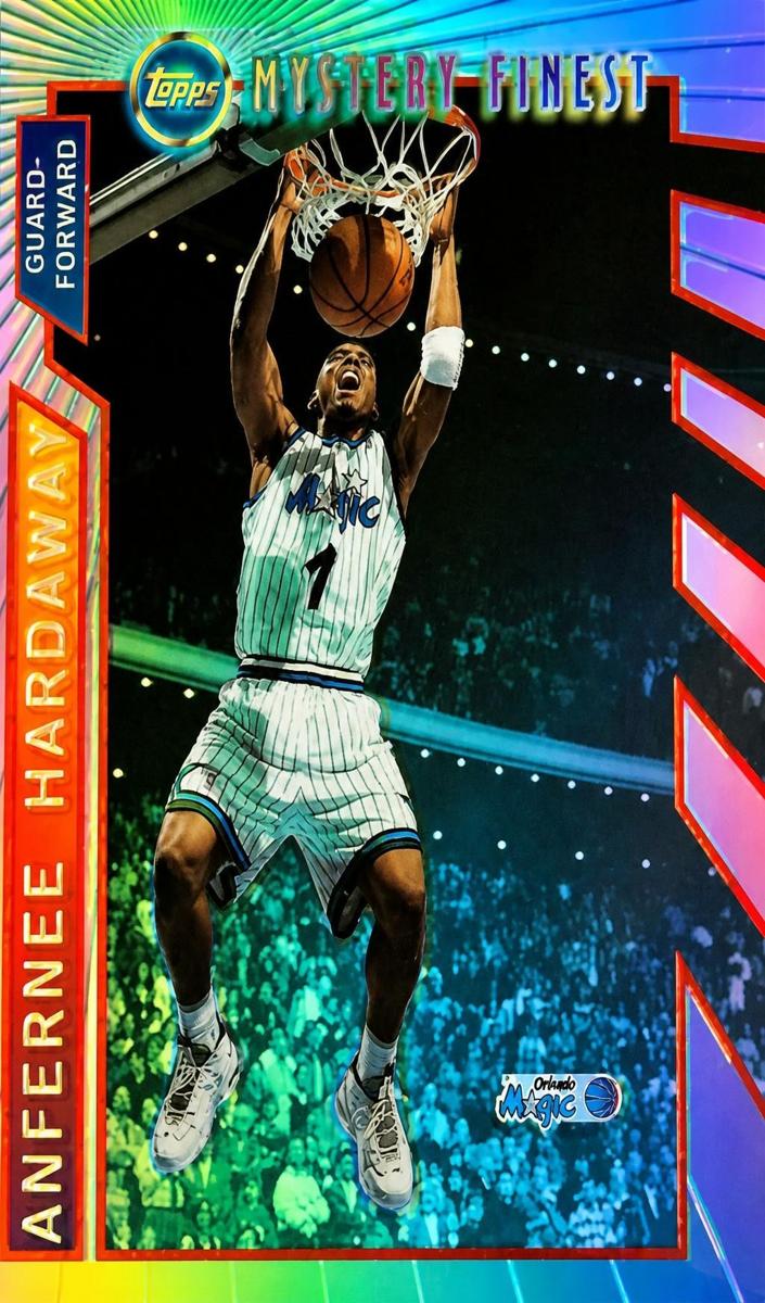 1996 Topps Basketball Borderless Refractor Anfernee Hardaway #M3