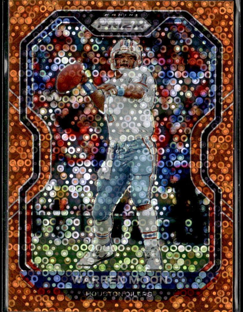 2020 Panini Prizm Football Disco Prizm Warren Moon #110