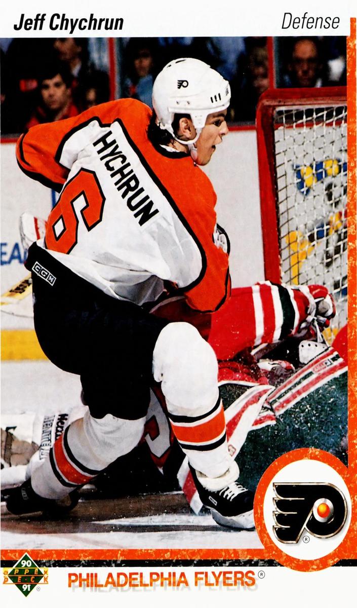 1990 Upper Deck Hockey Jeff Chychrun #446