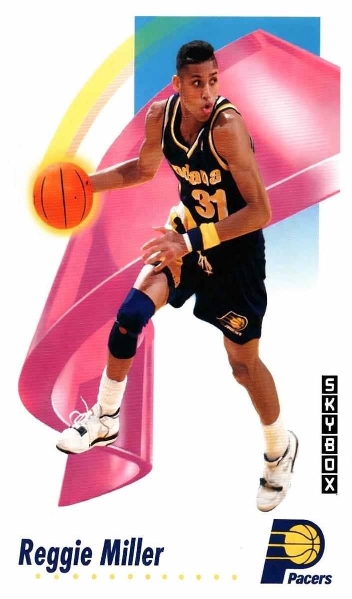 1991 Skybox Basketball Reggie Miller #114
