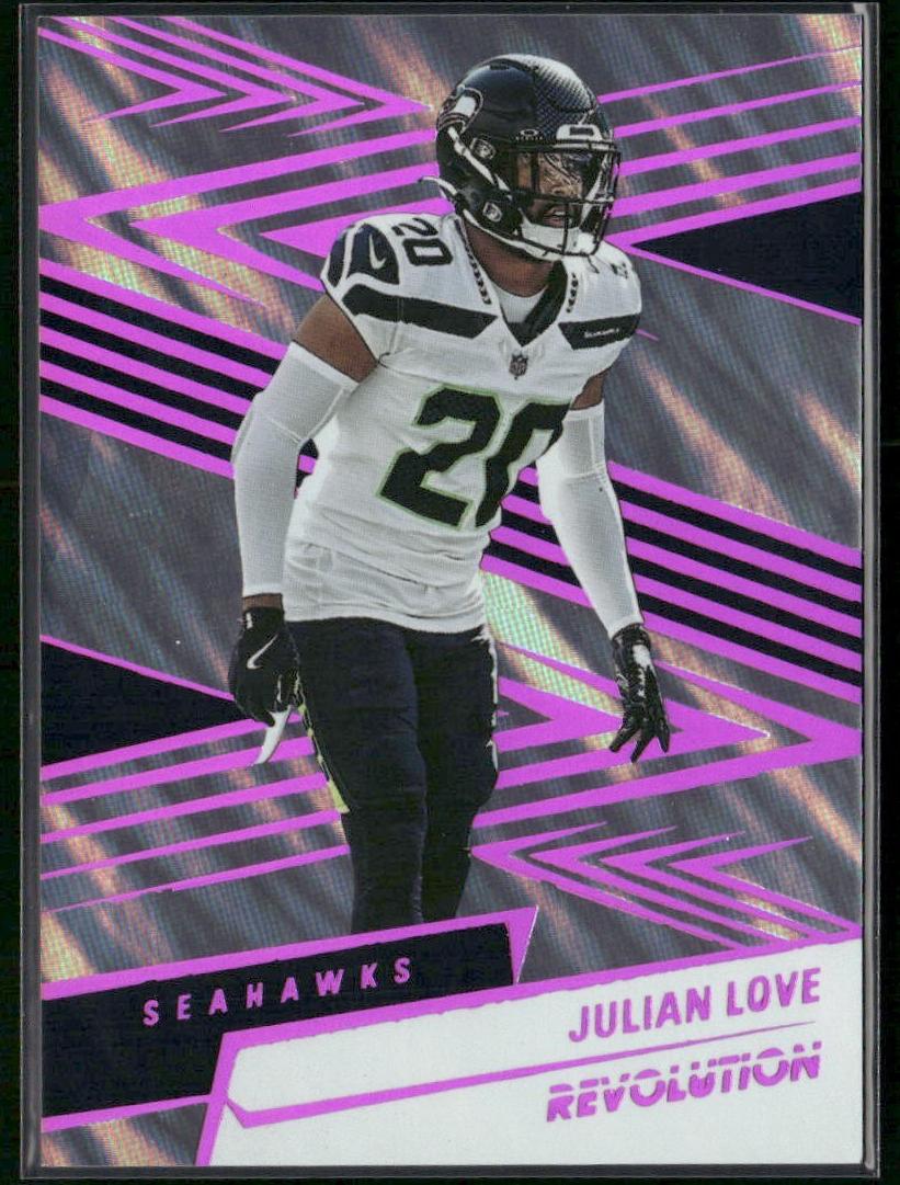 2025 Panini Revolution Football Lava Julian Love #183