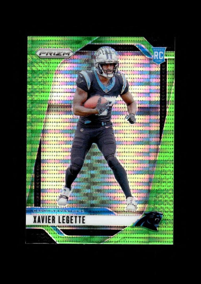 2024 Panini Prizm Football Neon Green Pulsar Xavier Legette #398