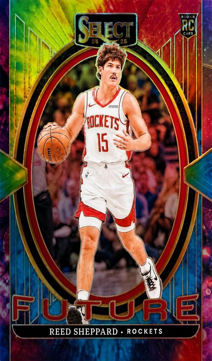 2024 Panini Select Basketball Tie-Dye Reed Sheppard #6 PSA 10