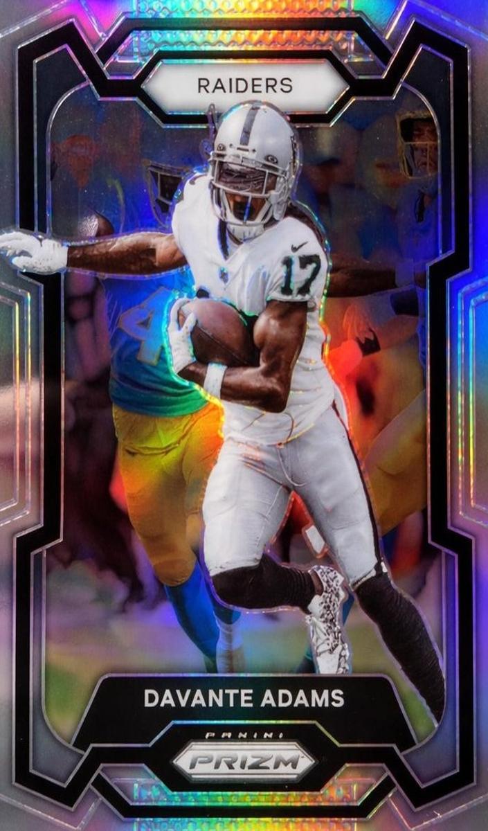 2023 Panini Prizm Football Silver Davante Adams #174 PSA 10
