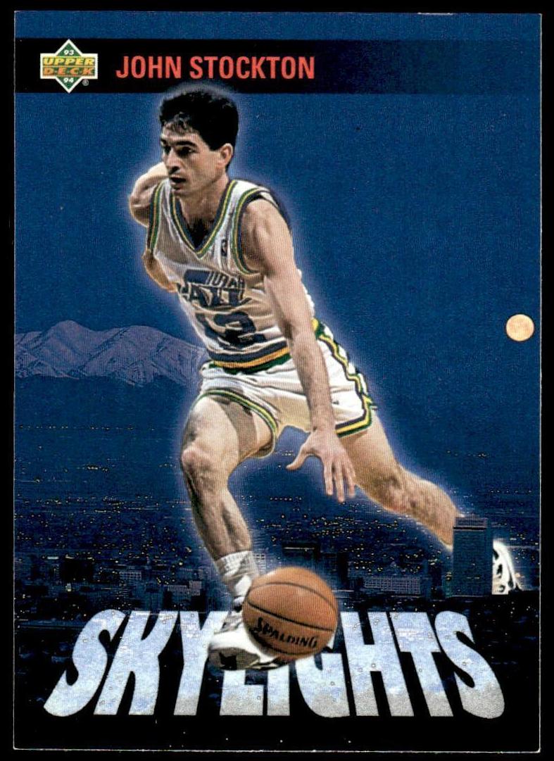 1993 Upper Deck Basketball John Stockton #478 PSA 9