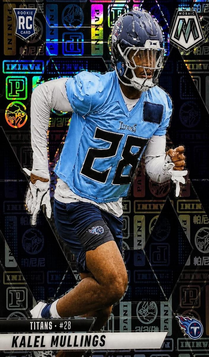 2025 Panini Mosaic Football Silver Knight Kalel Mullings #390