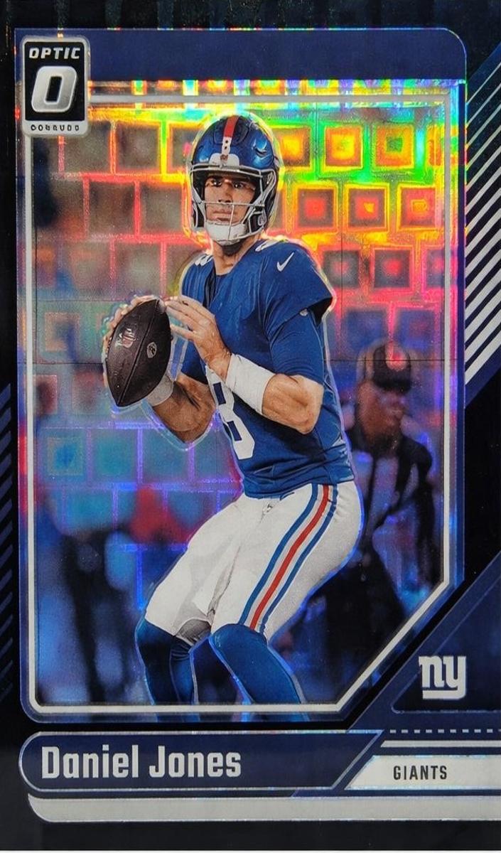 2024 Donruss Optic Football Black Pandora Daniel Jones #145