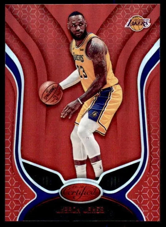 2019 Panini Certified Basketball Mirror Red Lebron James #70