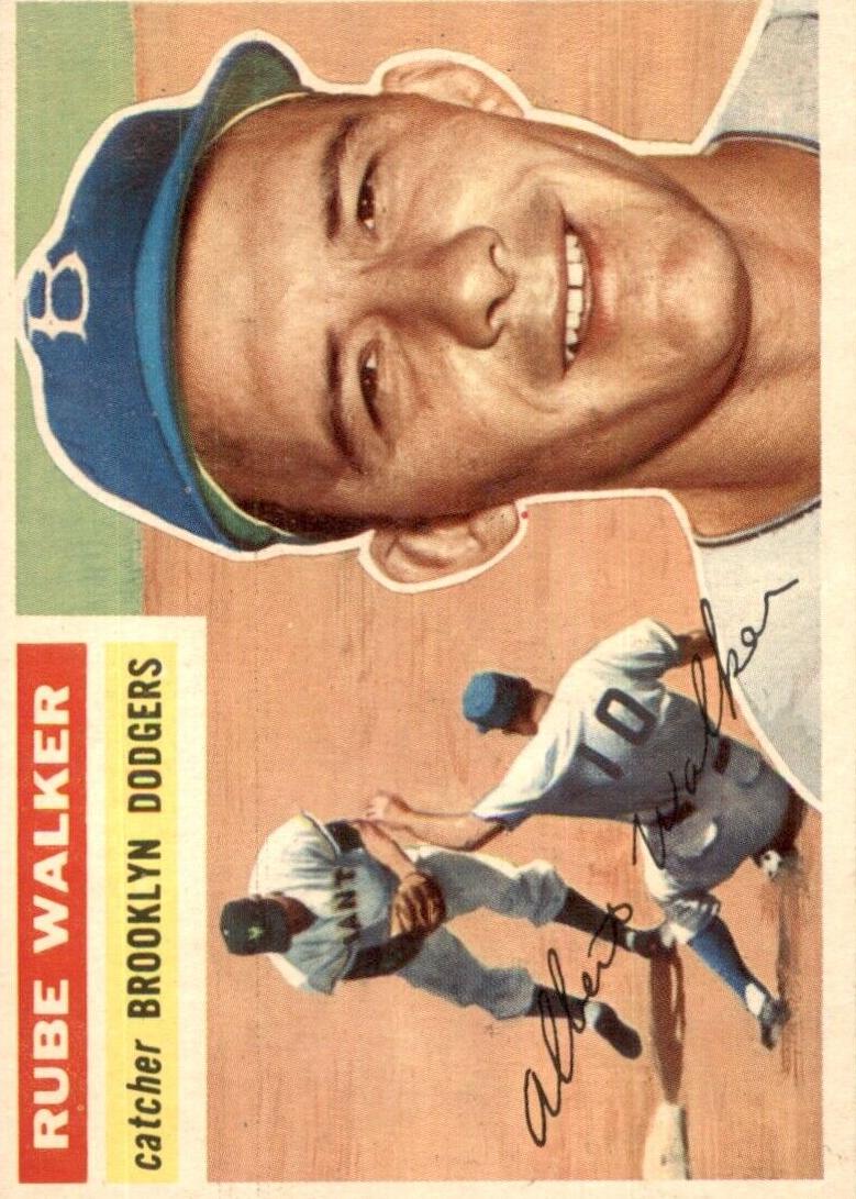 1956 Topps Baseball Rube Walker #333