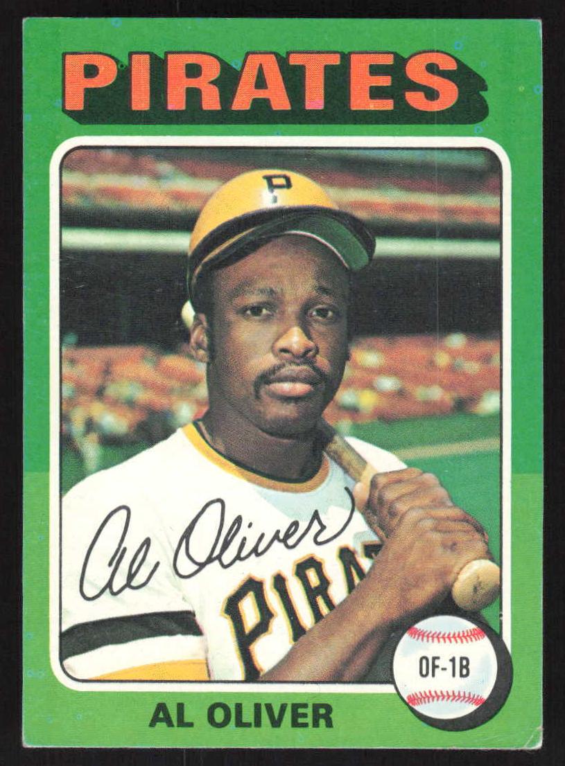 1975 Topps Baseball Al Oliver #555